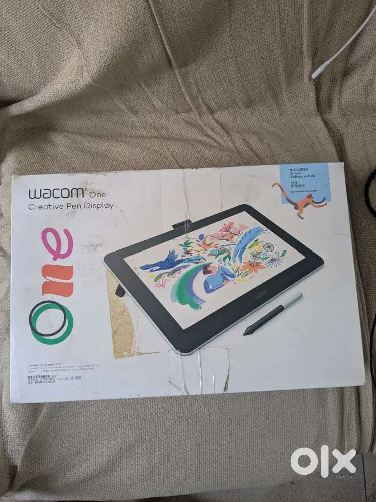 Wacom drawing tablet with pen