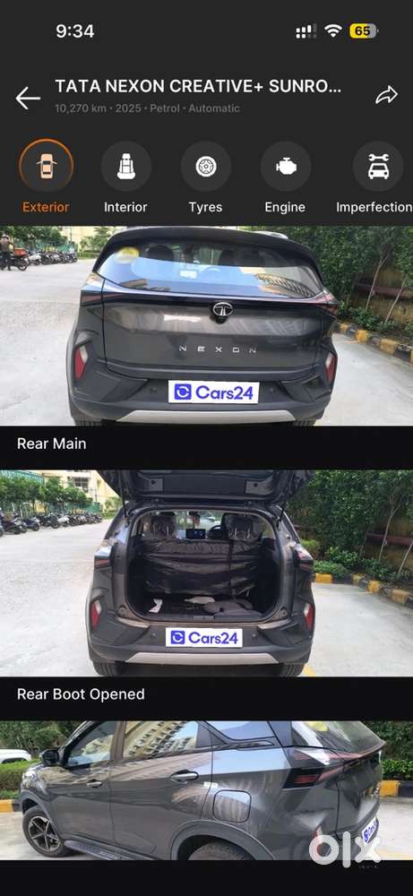 Tata Nexon Creative Plus (s) Amt Petrol Automatic 2025