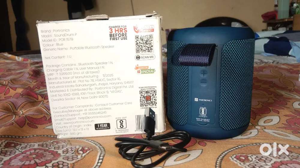 Bluetooth speaker (portronics)