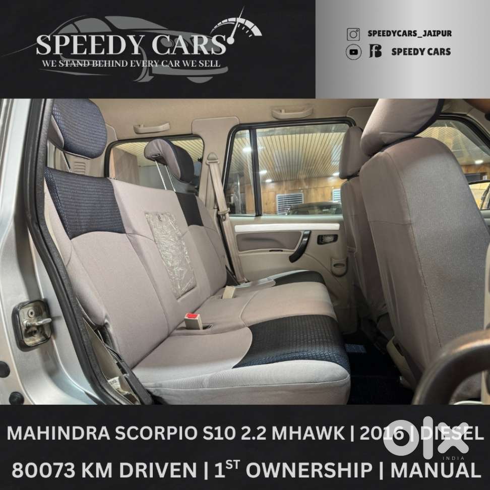 Mahindra Scorpio S10 7 Seater, 2016, Diesel