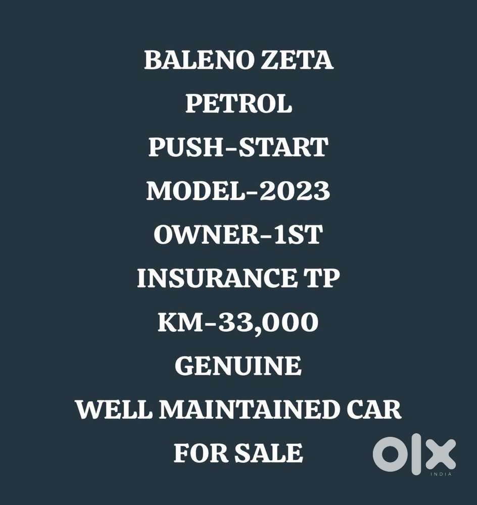 Maruti Suzuki Baleno 2023 Petrol Well Maintained