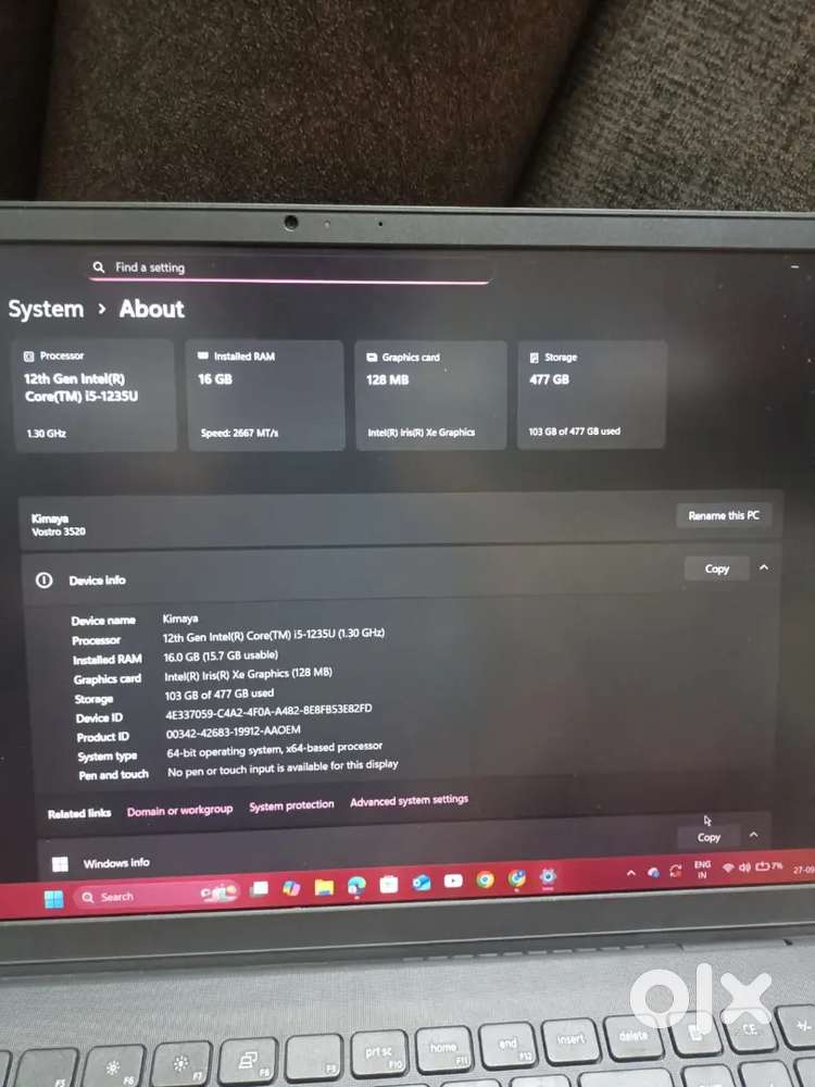 Dell vostro 3250