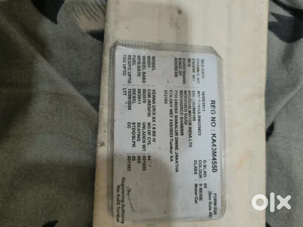 Hyundai Verna Crdi 2011 Sx Optional