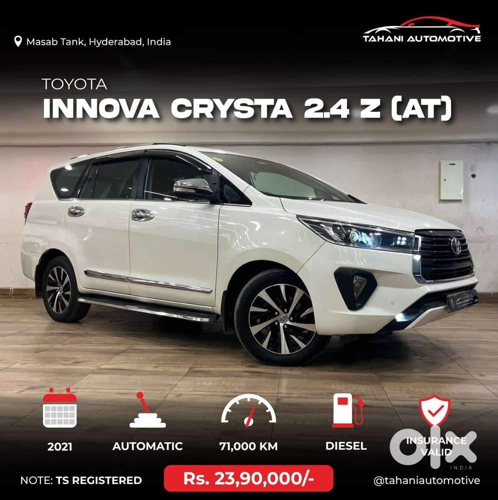 Toyota Innova Crysta 2.4 Z 7 Str, 2021, Diesel