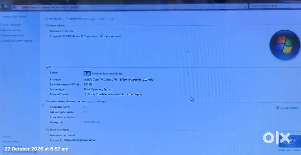 Intel core 2 duo office purpose