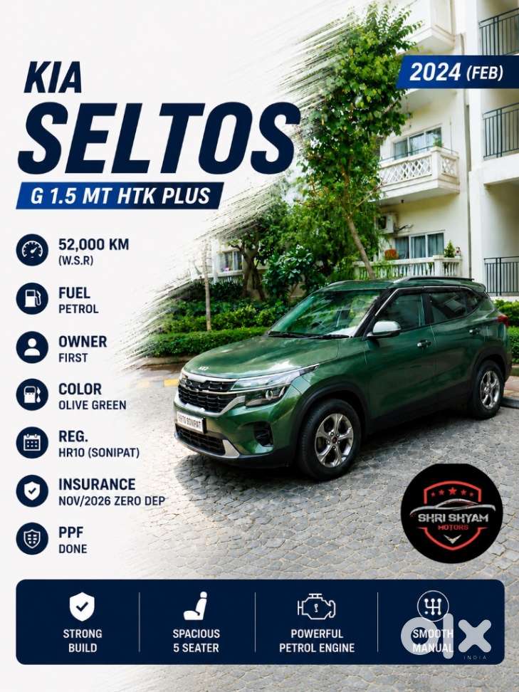 Kia Seltos Htk Plus G, 2024, Petrol