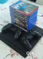 -URGENT SALE- | PS4 500GB SLIM | 2 CONTROLLERS | 12 CD's