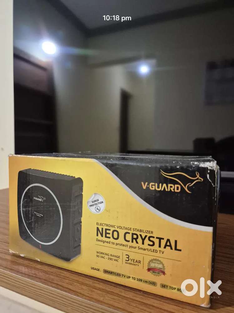 V guard stabilizer upto 109cm/43 smart/LED TV