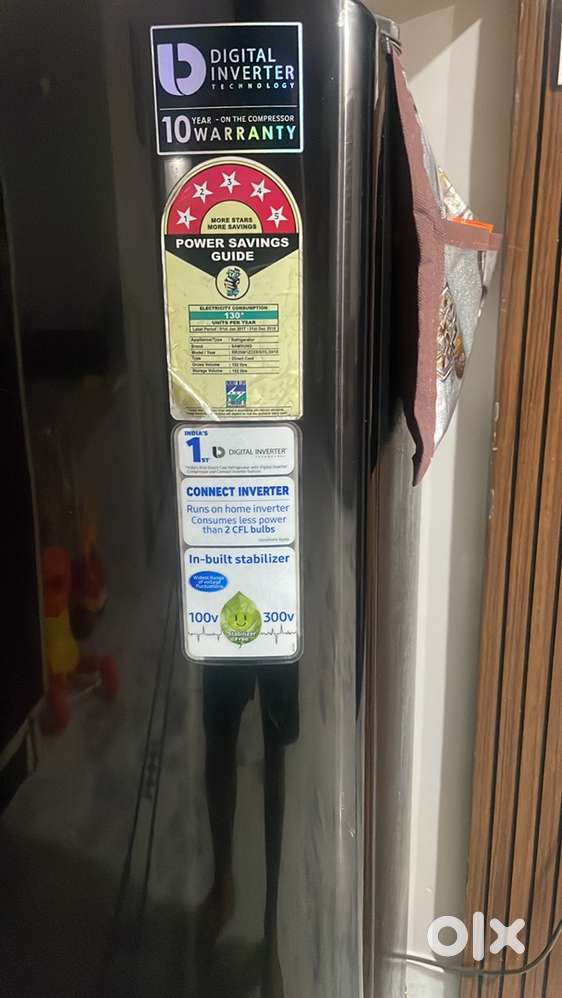 Samsung 192 liters, single door, digital inverter, runs with home inve