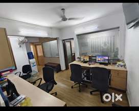 Furnished office with, 3 cabins and 12 workstations for Rent In Camp