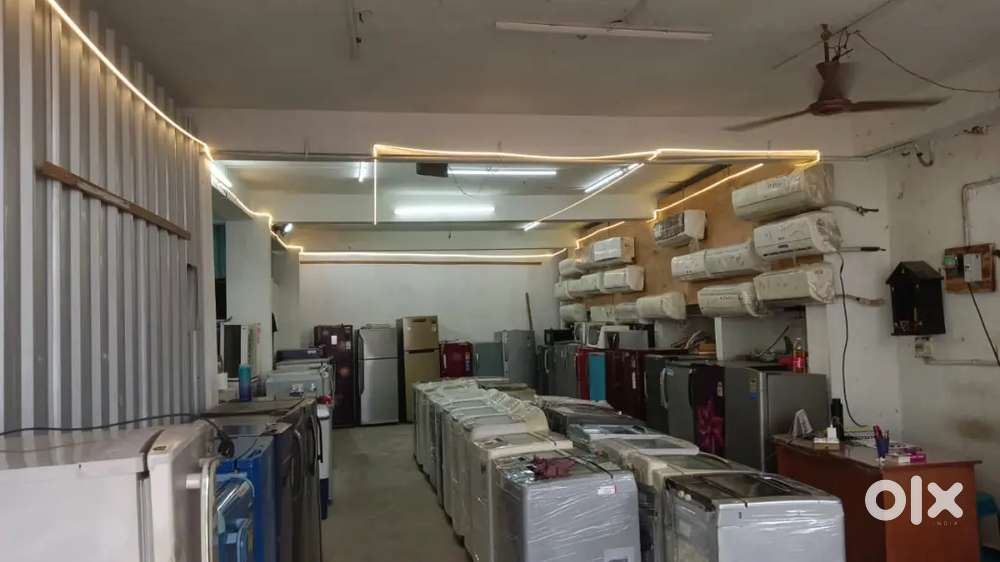 Second hand fridge showroom