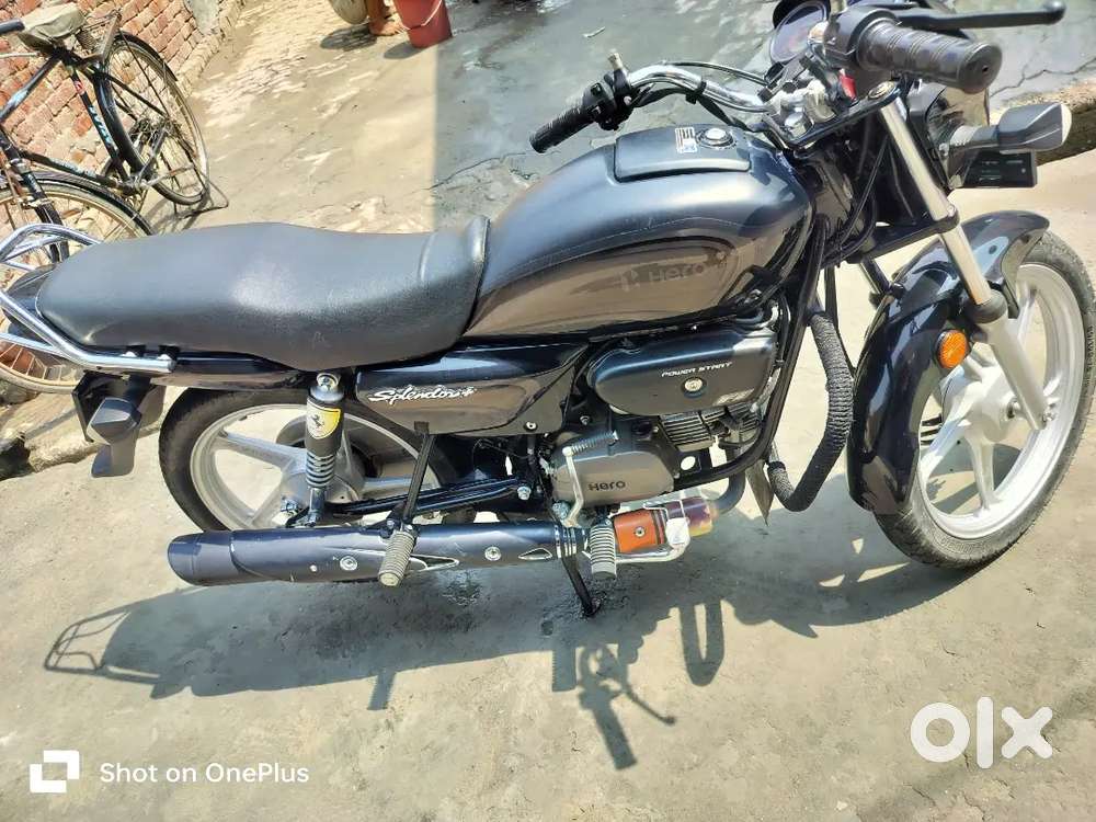 Splander+ motercycle Good condition bluck colour hai