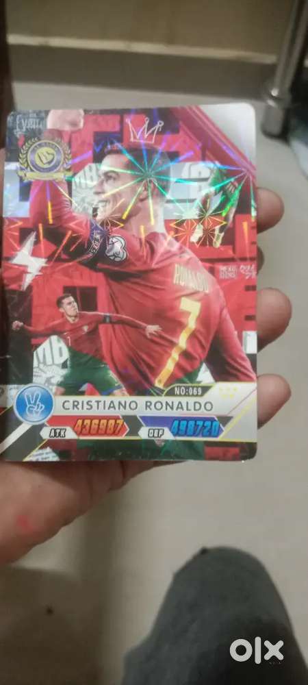 Football card of cristianoronaldo