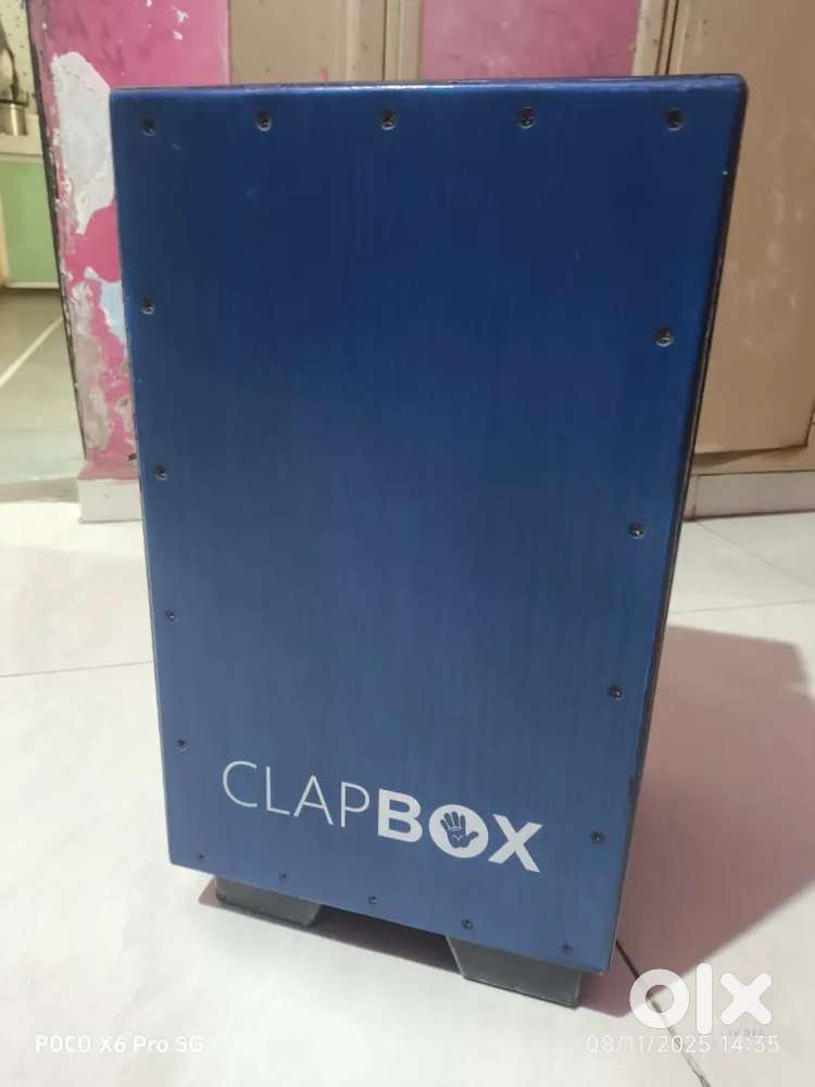Clapbox cajon blue colour