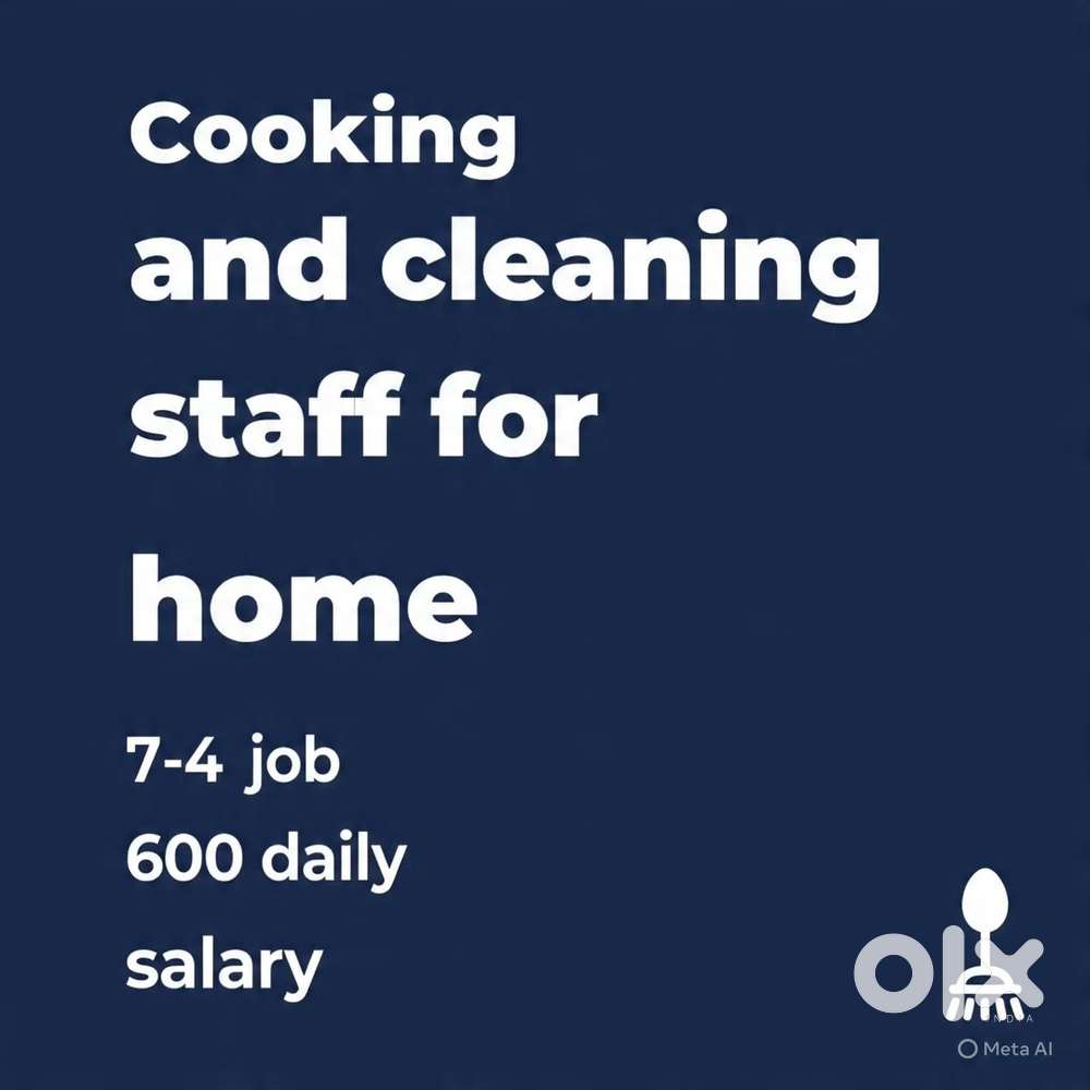 Cooking and cleaning staff