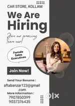 Job Title:* Sales and Marketing Executive (Female)