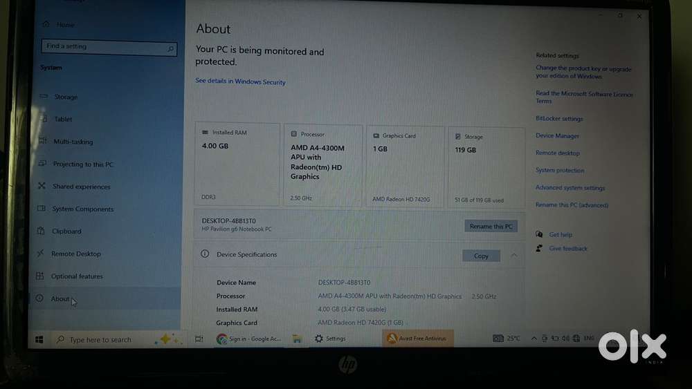 Acer laptop with good condition