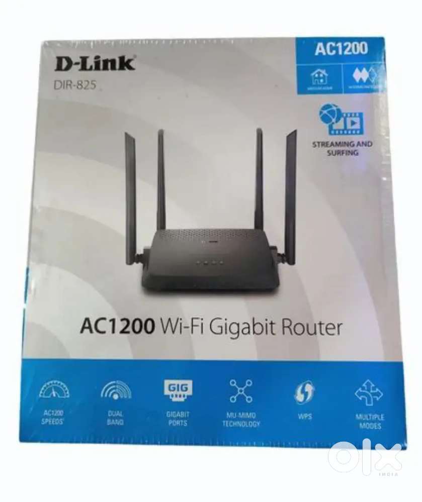 D link DIR 825 AC1200 WiFi Router 5Ghz