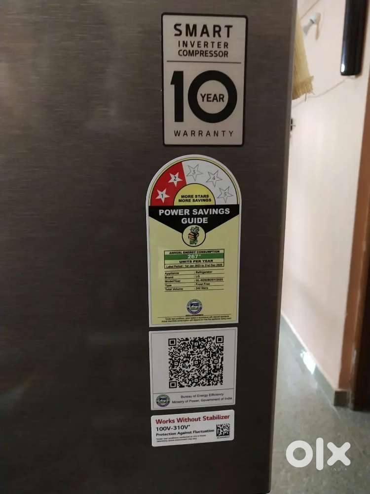 LG double door fridge