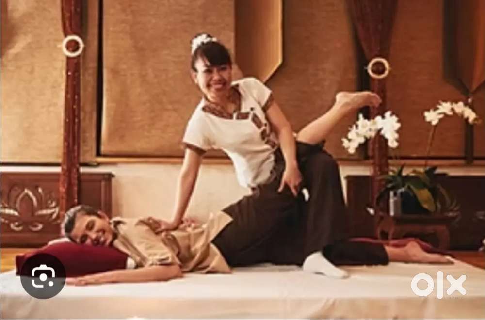 Female massage therapist