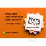 Office Staff, Front Office, Sales Executive