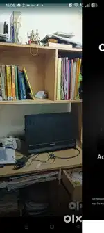 Wooden computer table