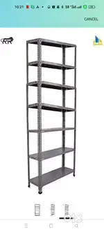 Rack CRC sheet 7 shelves
