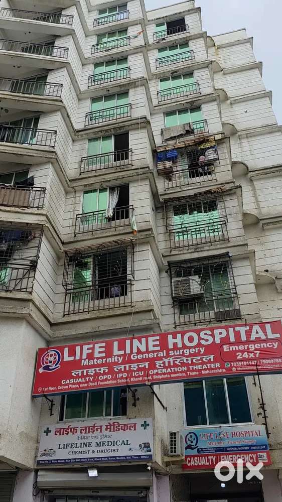 1bhk flat for sale in GP buildg hospital runing 1st floor