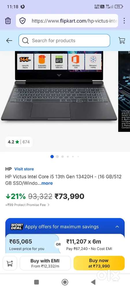 New hp victus