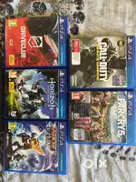 PS4 games CDs - Set of 5 games