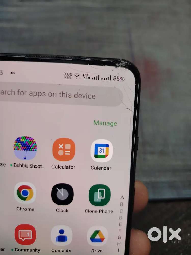 Oneplus 9 RT 8gb ram128gb ROM PDA broken original display