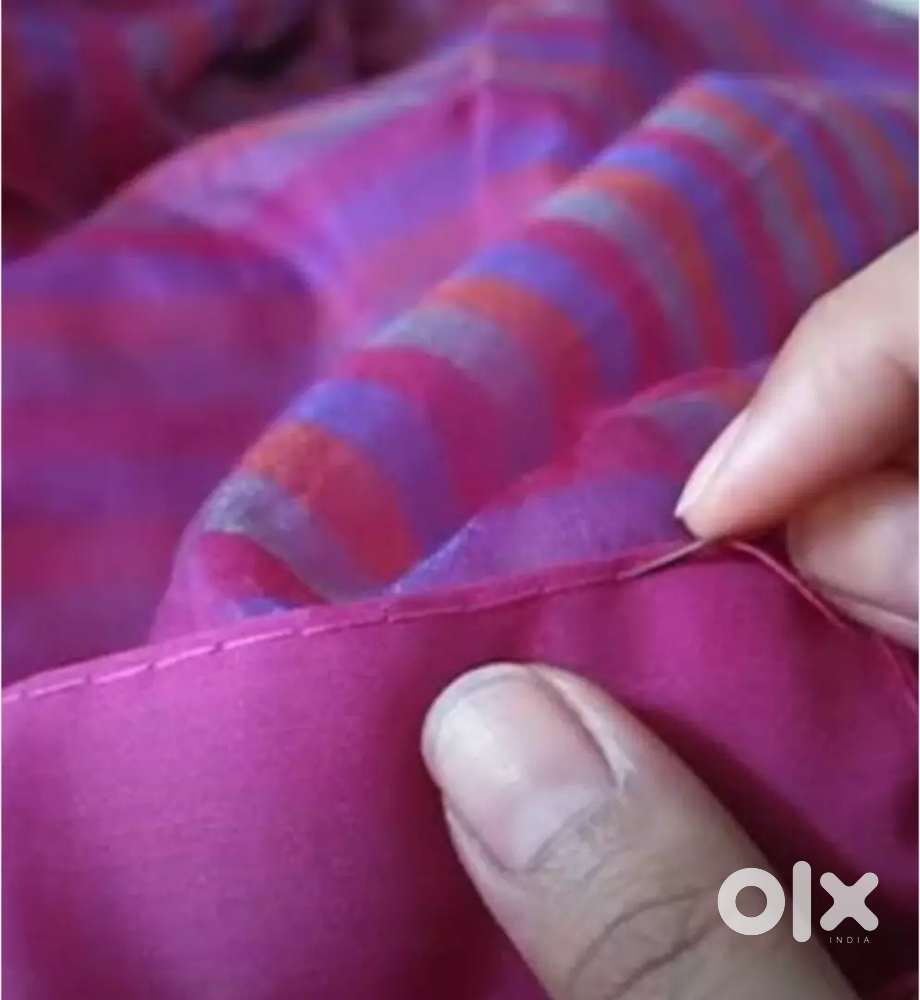 Saree fall work and suit, blouse  hemming work karti hu.