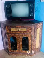 LG TV with Cabinet