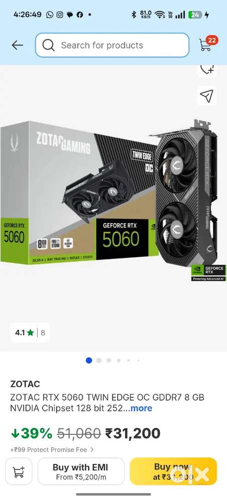 Zotac RTX 5060 8gb