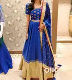 Royal blue lehenga