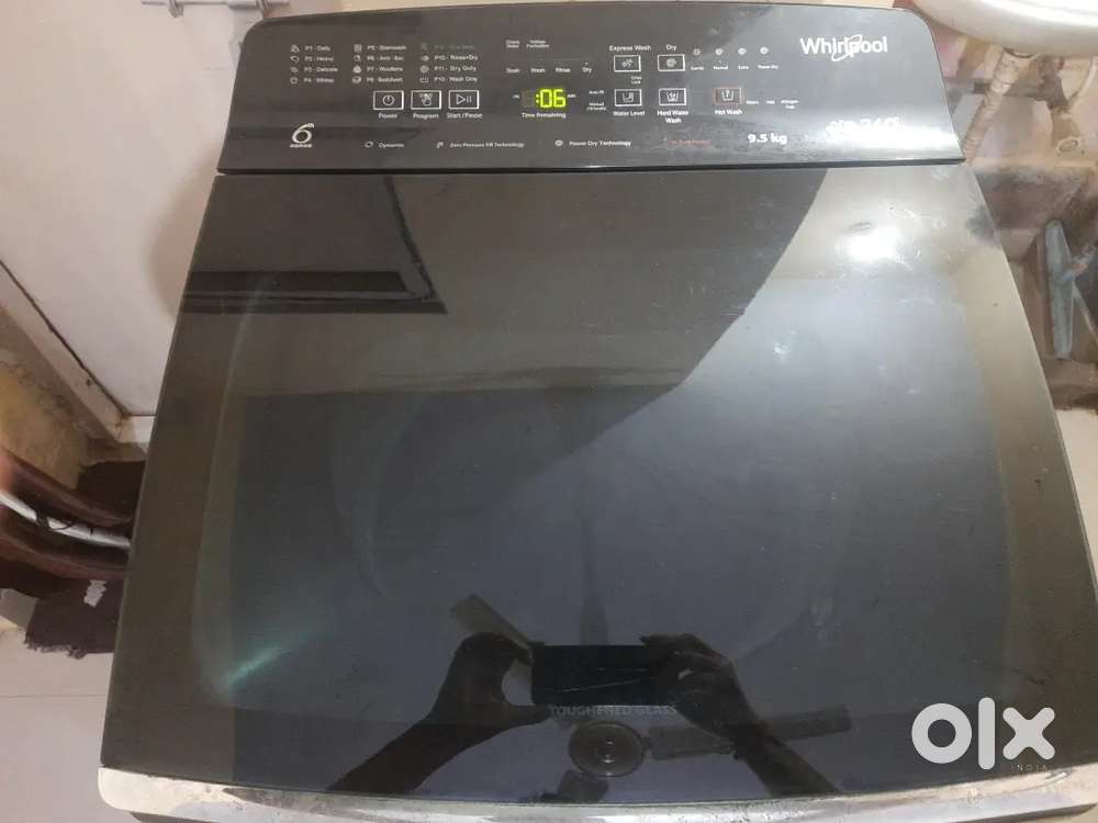 Whirlpool fully automatic machine 9.5 kg 360 bloomwash pro