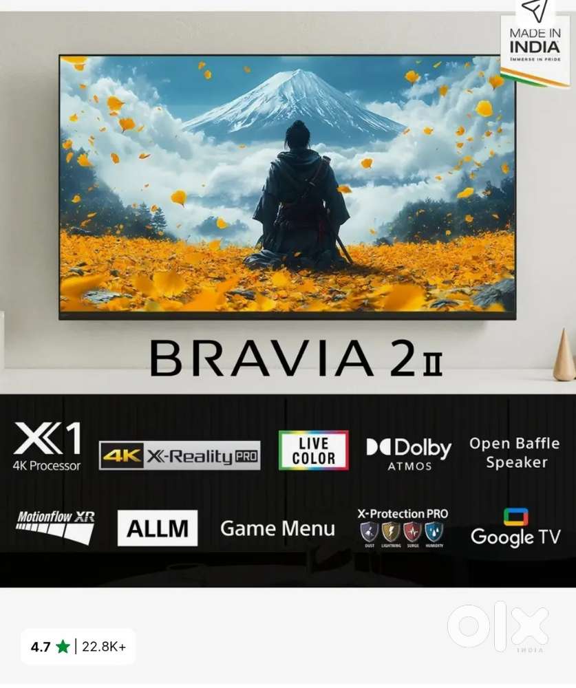 Sony Bravia 2II 43 inch 2025 edition (k-43S22BM2)