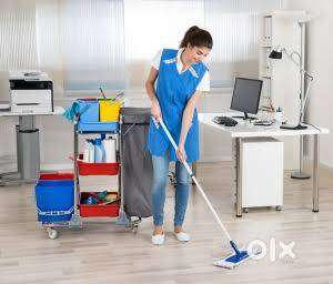 House keeping female and cooking