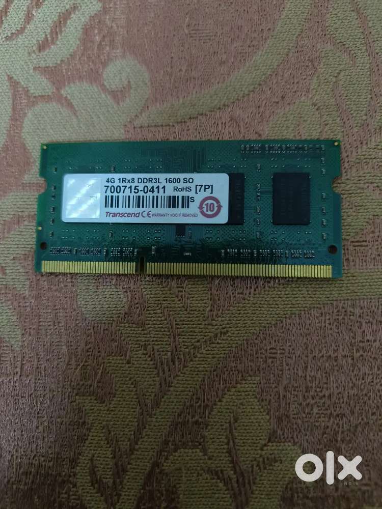 RAM 4GB DDR3 for laptop 1600MHZ