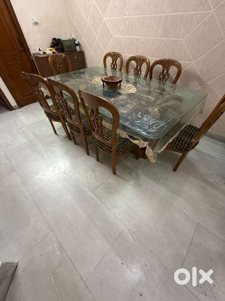 Pure Sagwaan Wood Dining table 8 Seater