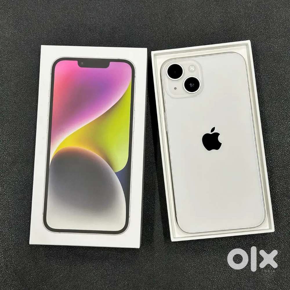 Selling my 4 months old I phone 14 in white colour/.Need urgent money
