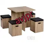 New four seater wooden dinning table restaurant furniture cafe furnitu