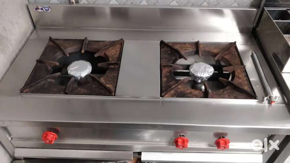 2 Burner Indian gas range