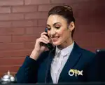 Female receptionist