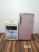 Lg 192 ltrs single door refrigerator and washing machine
