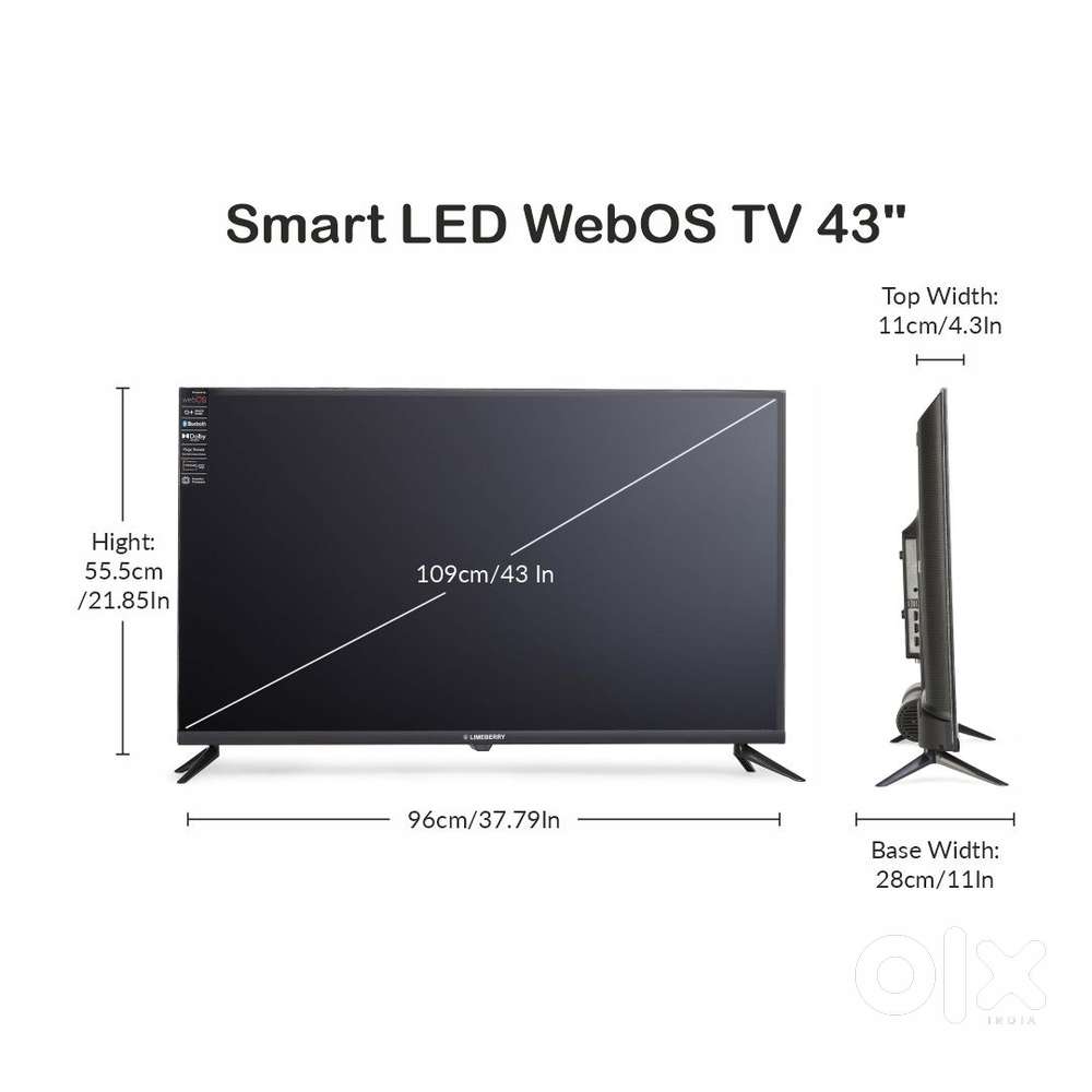 50” webos lg panel smart android frameless led same day delivery