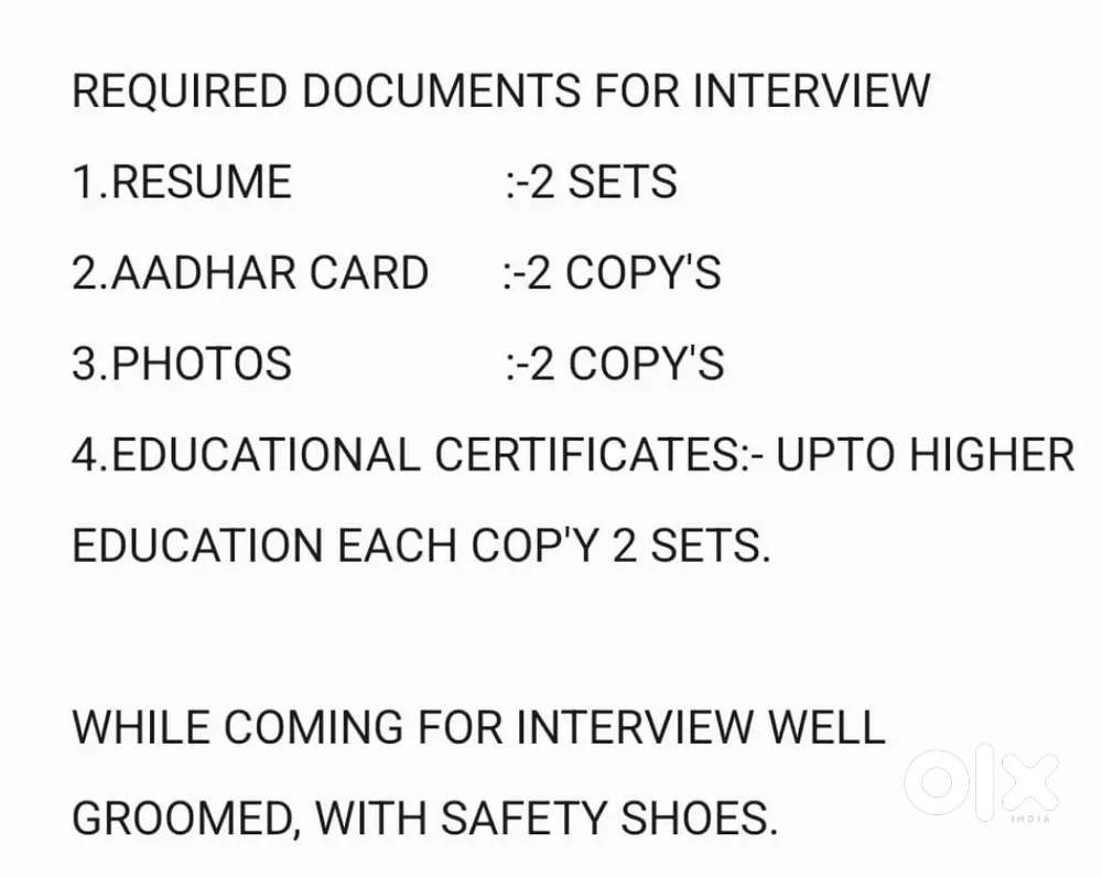 Need man power for production