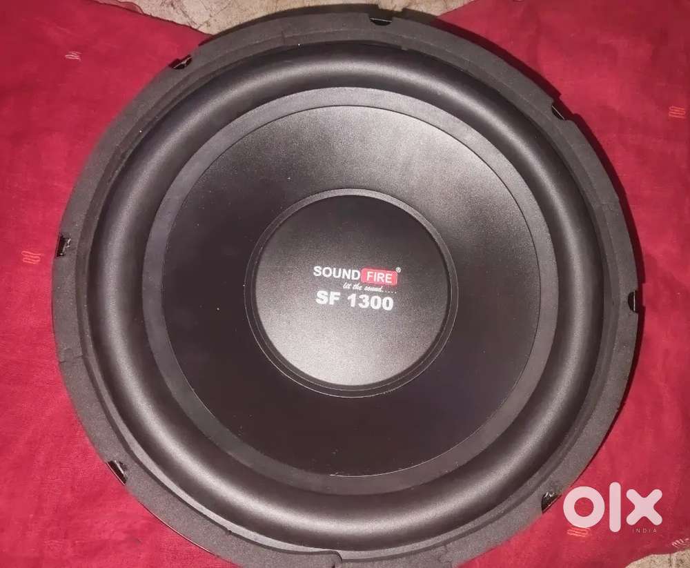 SOUND FIRE SUBWOOFER 1300W.PEAK POWER 300w RMS