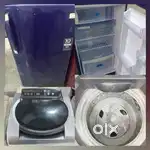 I'd88 whirlpool stain wash washing machine & godrej fridge