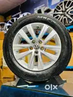 15” polo GT Alloys with MRF Tyres set of 4 in mint condition
